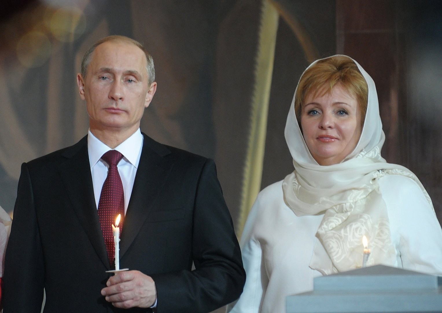 Владимир Путин с женой Людмилой